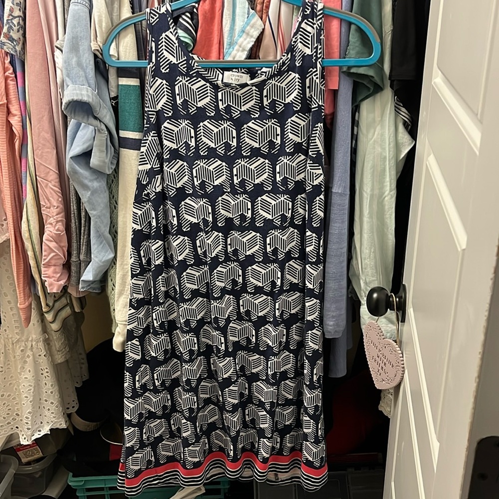 Crown and Ivy Elephant Dress